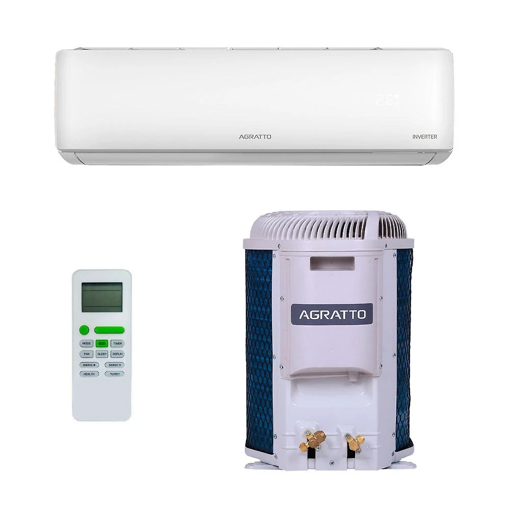 Ar-Condicionado Split Inverter 18000 BTUs Agratto Liv Quente e Frio LCST18QFI-02I/LCST18QF-02I 220V