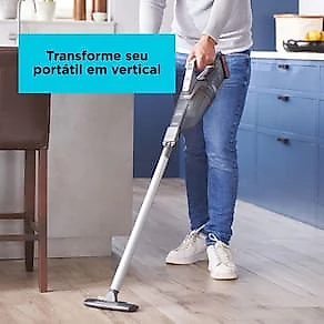 Aspirador de Pó Portátil Black+Decker BCHV001D1E-BR PowerConnect 20V Preto e Cinza Bivolt