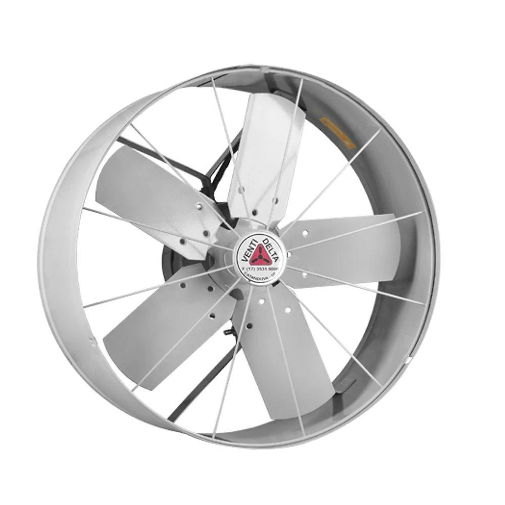 Exaustor Venti-Delta Monofásico 1-4CV 1600 RPM 4200M3H Hélice Aço Estampado 220V Cinza 40CM