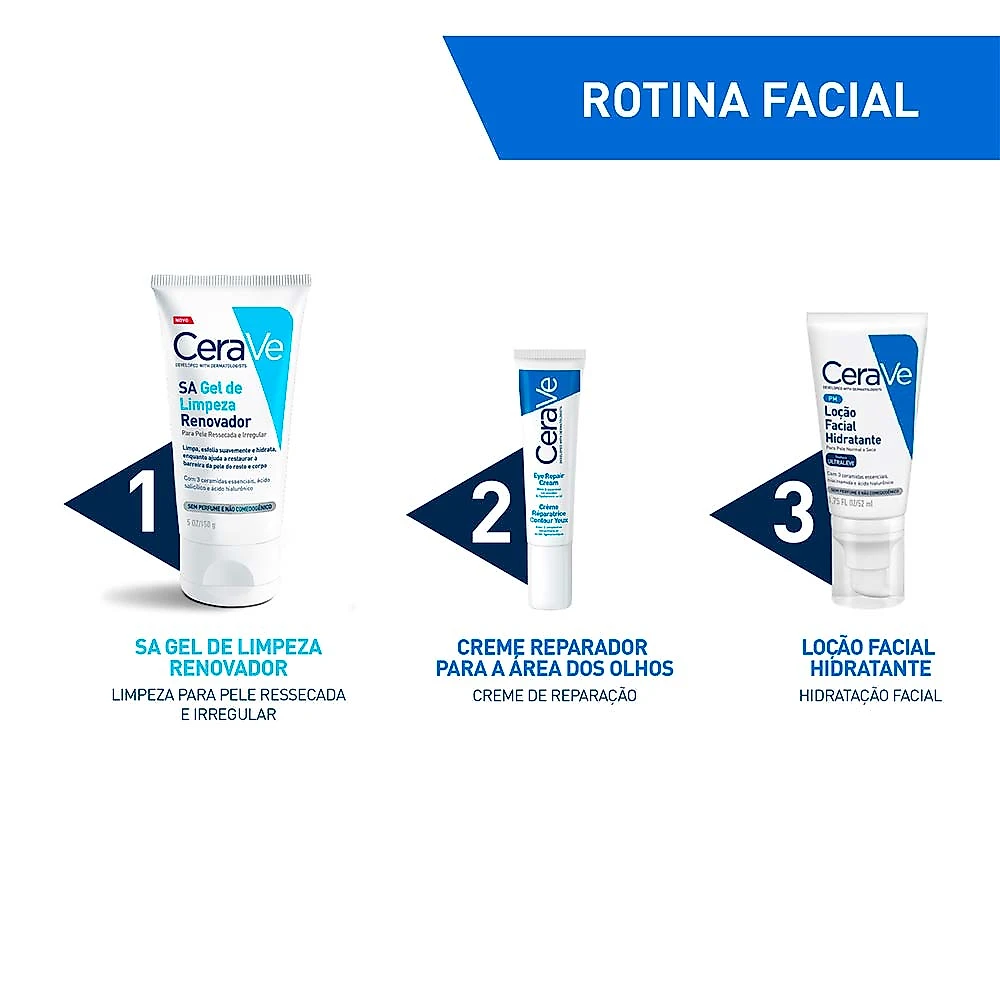 Gel de Limpeza Renovador CeraVe AS 150g