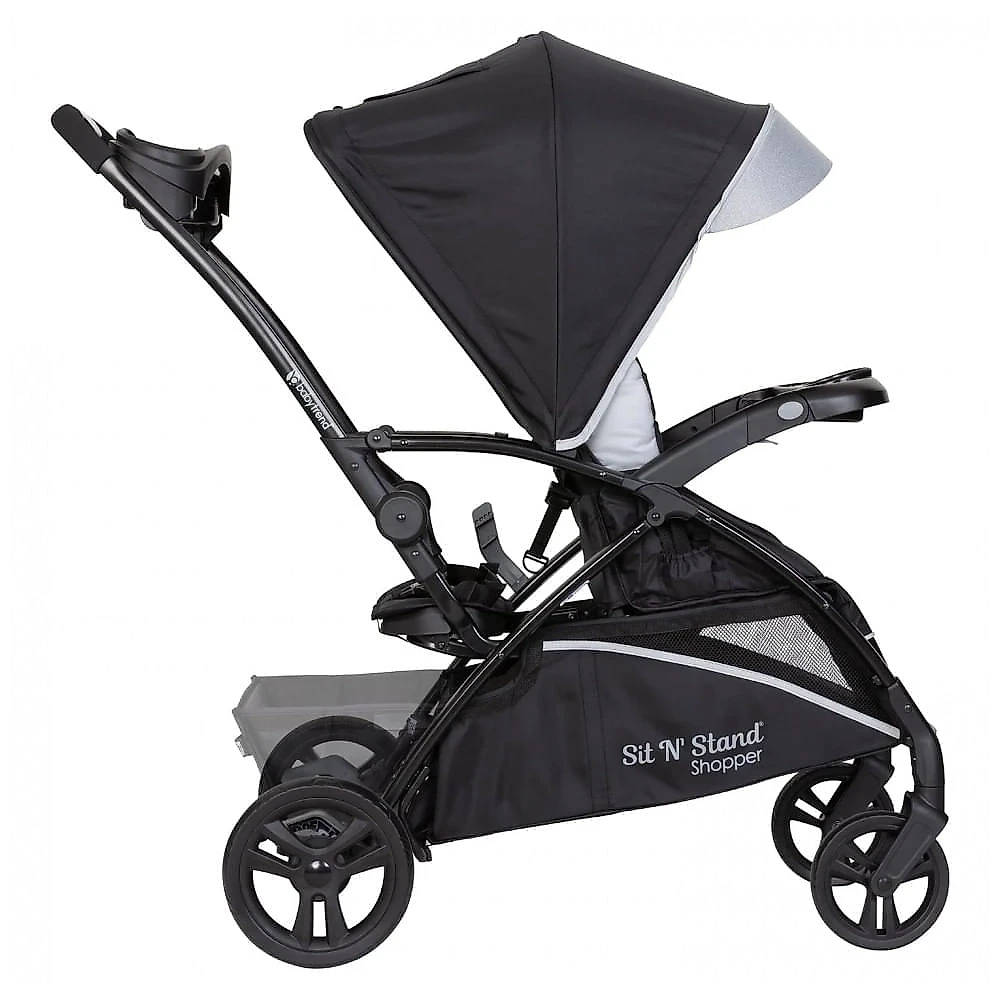 Carrinho de Bebê Baby Trend Sit N Stand 5-em-1 com Bebê Conforto Ally 35 Poeira Lunar
