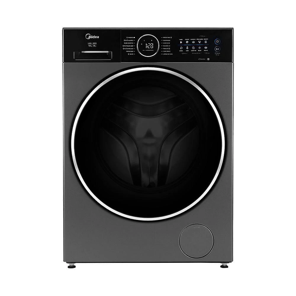 Lava e Seca Midea MF210D130WB-GK-02 13kg 8kg Storm Wash Titânio 220V