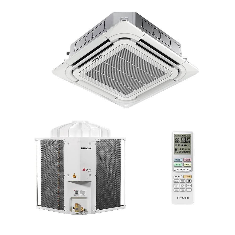 Ar Condicionado Split Cassete Hitachi 4 Vias 36.000 BTUs Frio 220V