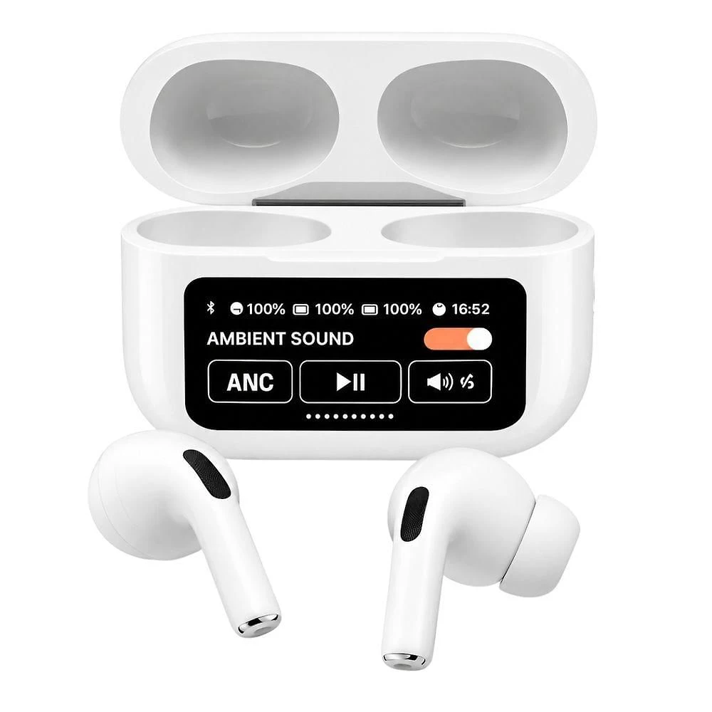 Fone Intra Auricular MDM Bluetooth 5.3 Bivolt Branco Perolado
