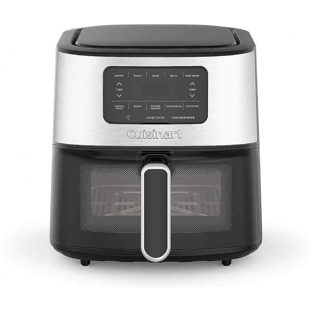 Air Fryer 5,68 Litros com 5 Predefinições e Controle Digital, Cuisinart AIR 200, 110V 1800W, Preta