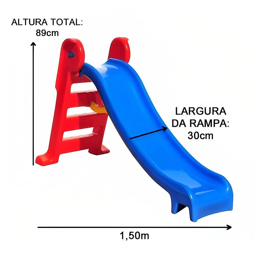 Kit Playground Cama Elástica 3,05m Piscina 2m 1500 Bolinhas Gangorras Rotoplay