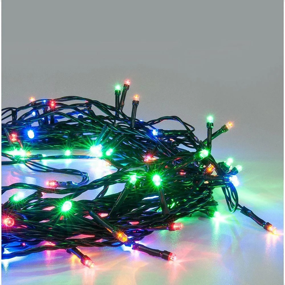 Cordão Luminoso Led Pisca Pisca 8 Funções 500 Leds Taschibra 110v Colorida