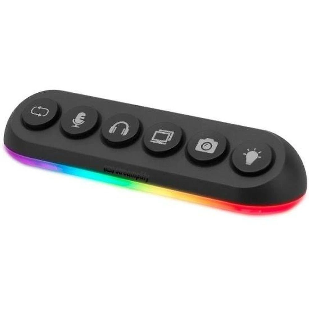 Hub USB Deck 5 com 5 Portas USB 3.0 e Botões Individuais Preto Streamplify