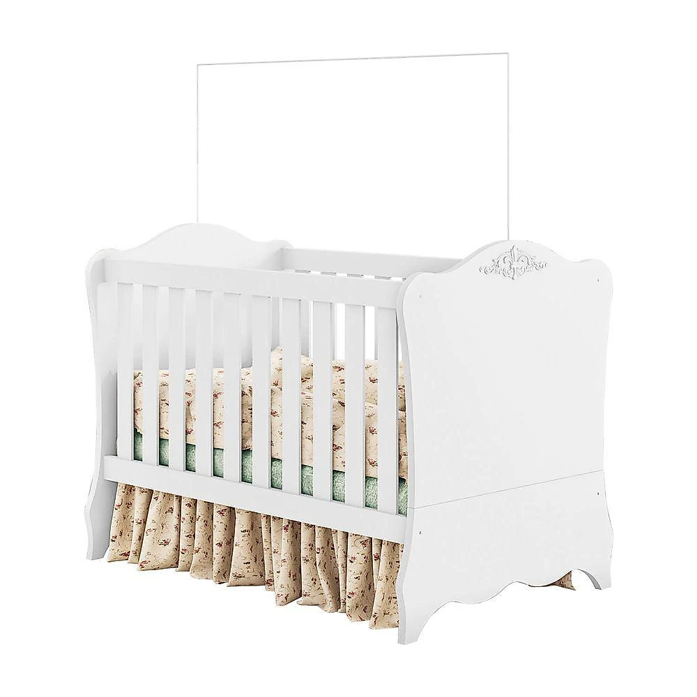 Berço Mini Cama Classic 70 Branco Atóxico