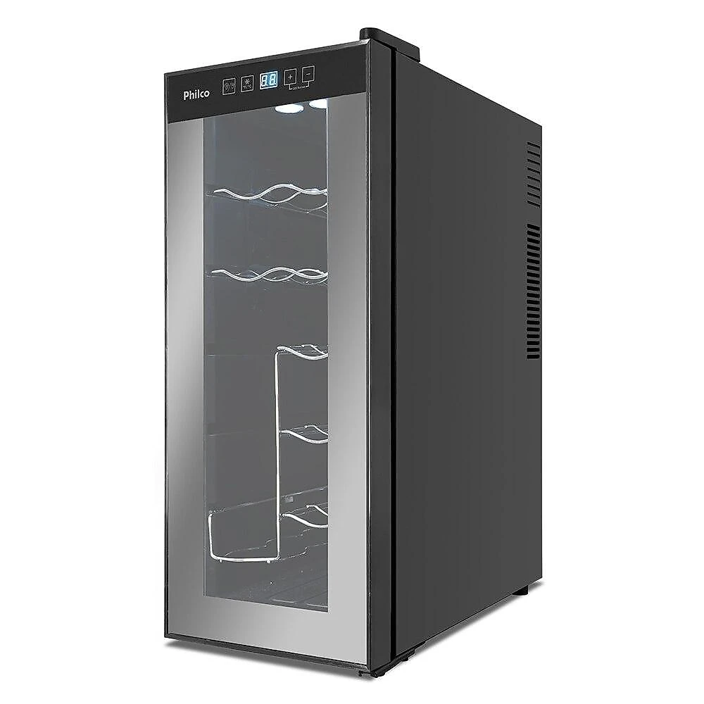 Adega Climatizada 12 Garrafas Philco Display Digital PAD12E Bivolt