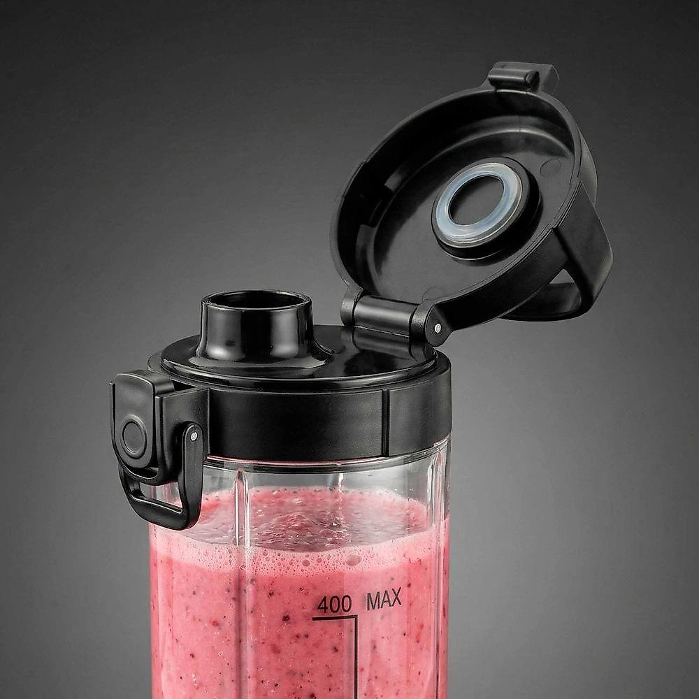 Mini Blender BL3366 Portátil Recarregável 120W 400ML Preto