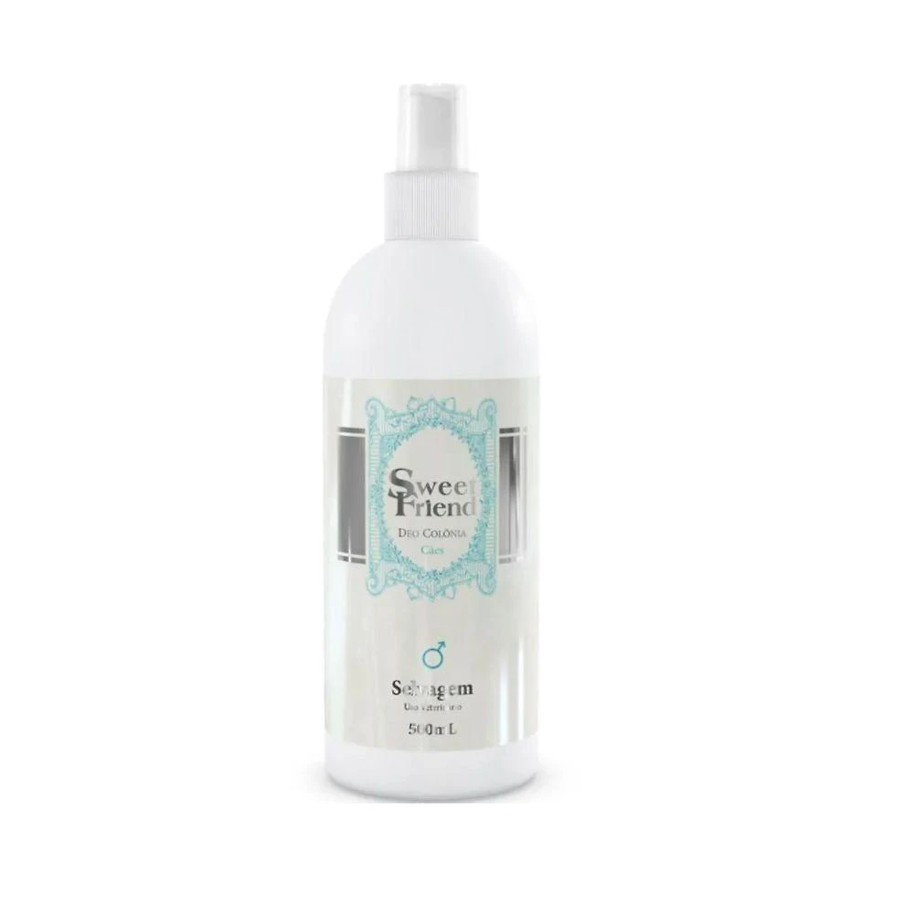 Deo Colônia para Animais Sweet Masculina Selvagem 500ML 1 Unidade
