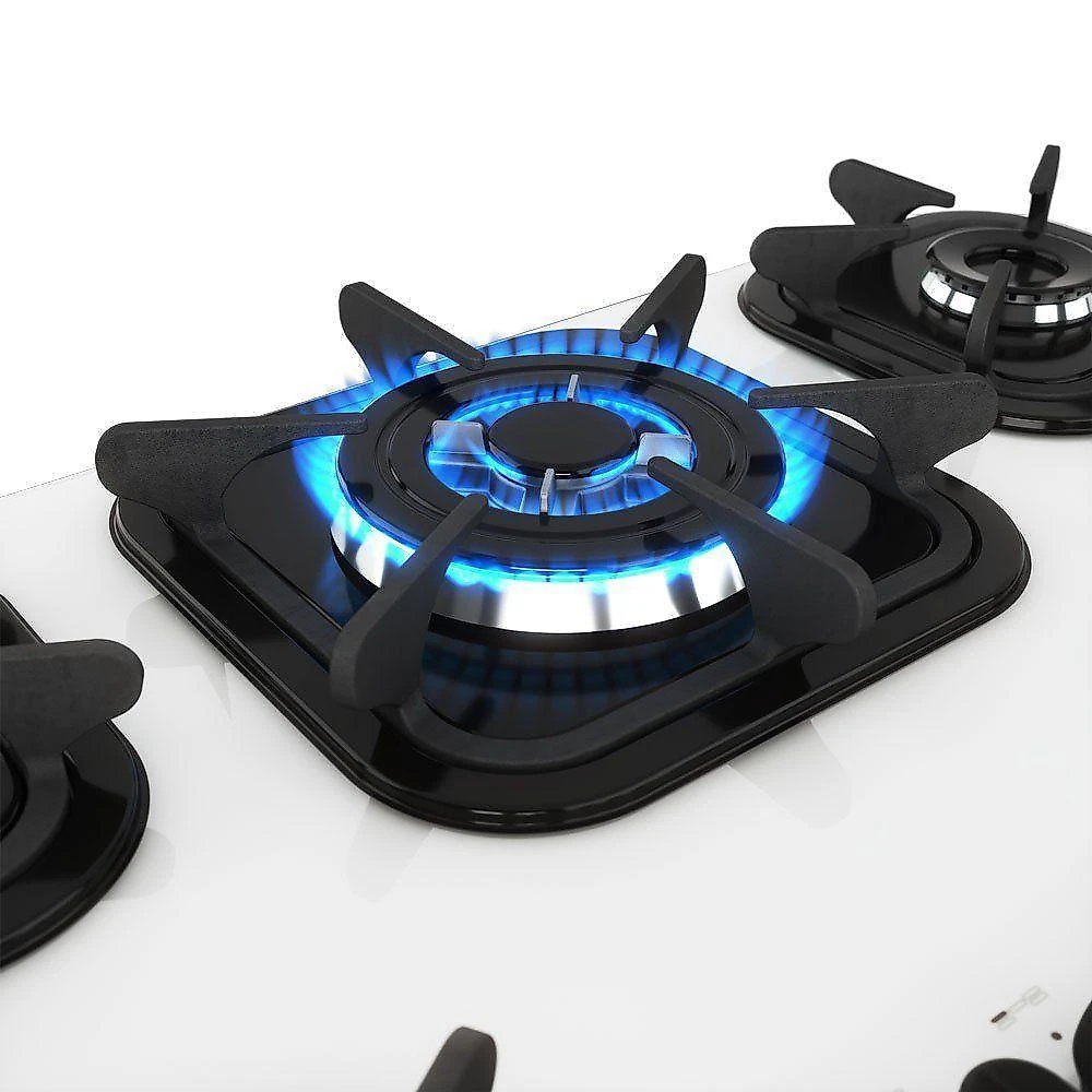 Fogão Cooktop Tripla Chama - 05 Bocas - Mueller Branco Bivolt