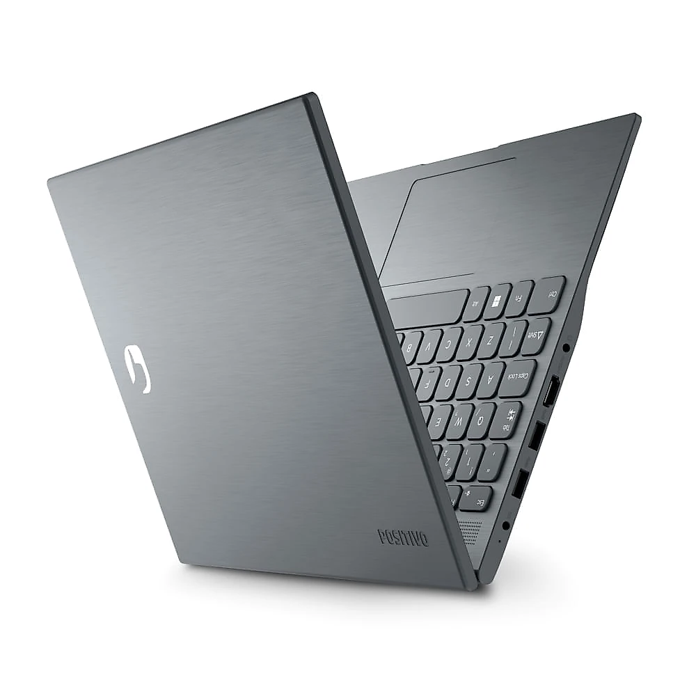Notebook Positivo Vision C14 Lumina BAR Intel® Celeron® N4500 Windows 11 Home 8GB RAM 128GB eMMC 14” HD Tecla Link Cinza