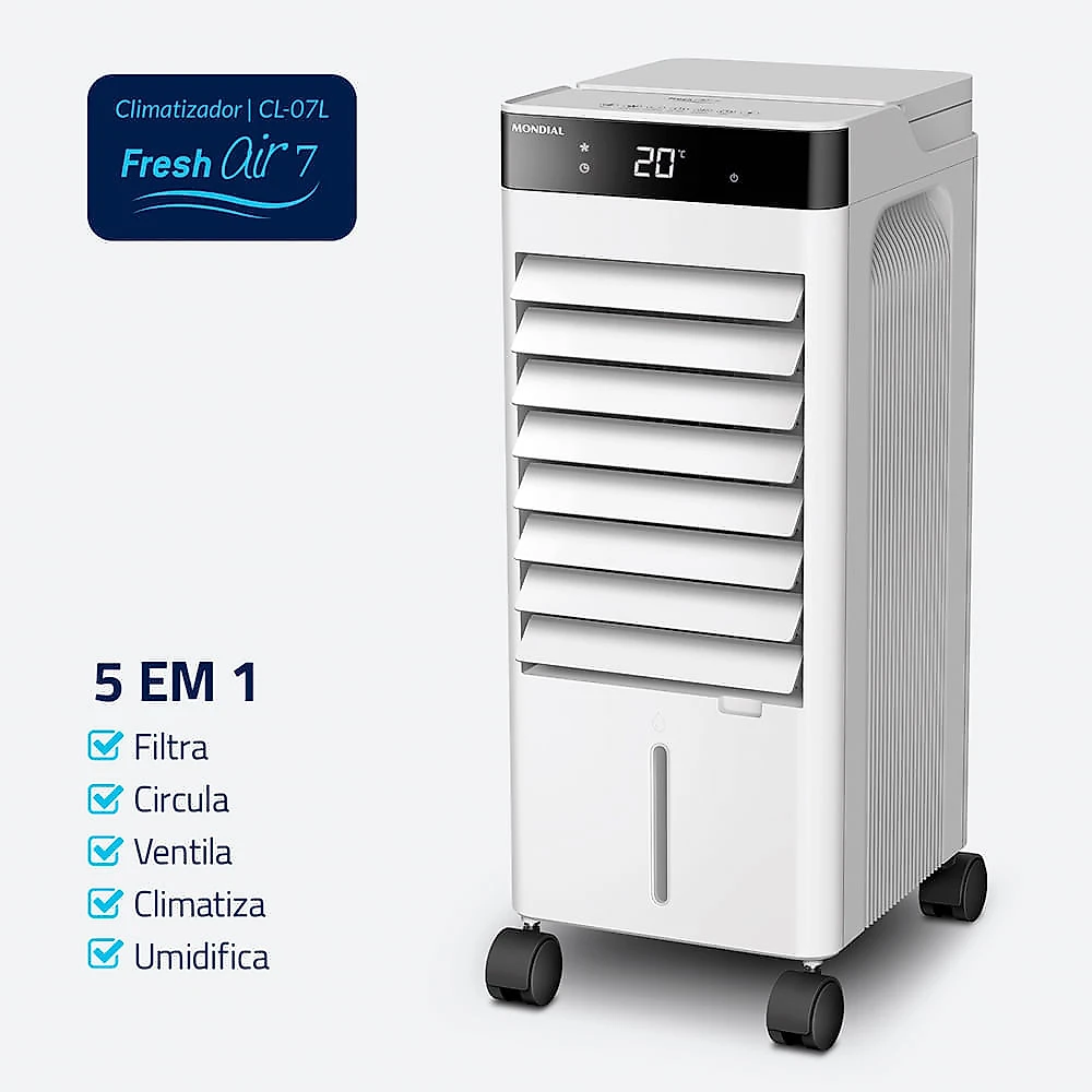 Climatizador Fresh Air Mondial Branco 90W 127V/220V CL-07L 110