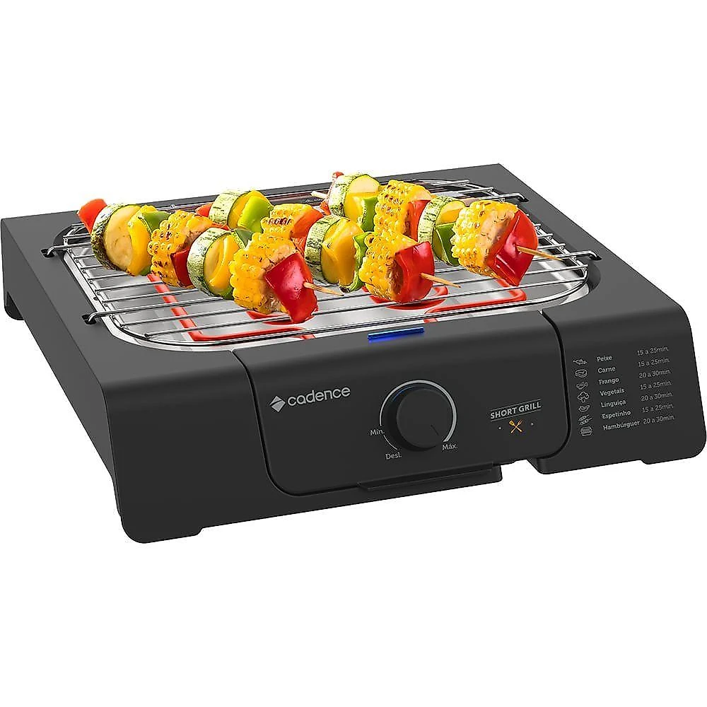 Churrasqueira Elétrica Cadence Short Grill 110V