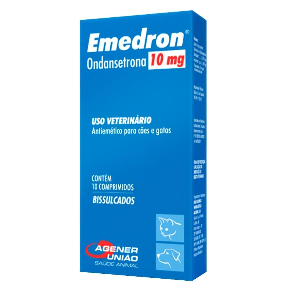 Antiemético Agener Emedron com 10 Comprimidos - 10 mg