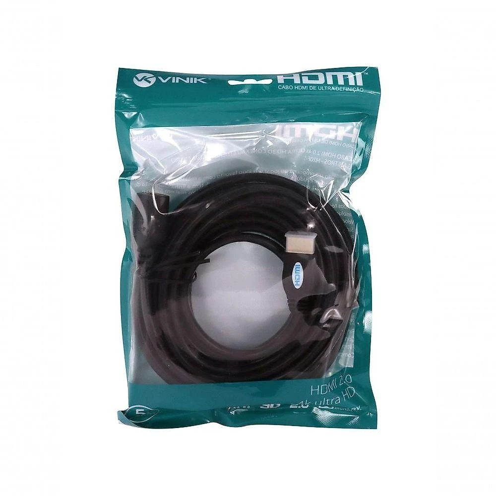 Cabo Extensor HDMI H20F-5 2.0 4K Ultra HD com Ethernet 5 METROS Vinik
