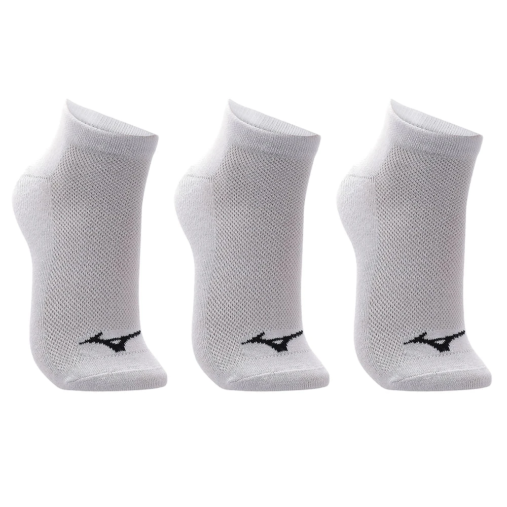 Meia Sem Cano Mizuno Basic - Pacote Com 3 Pares