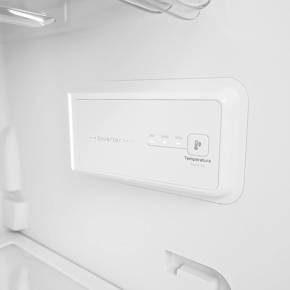 Geladeira Consul Frost Free Duplex Inverter CRM44MK, 377 Litros, Inox - 220 Volts