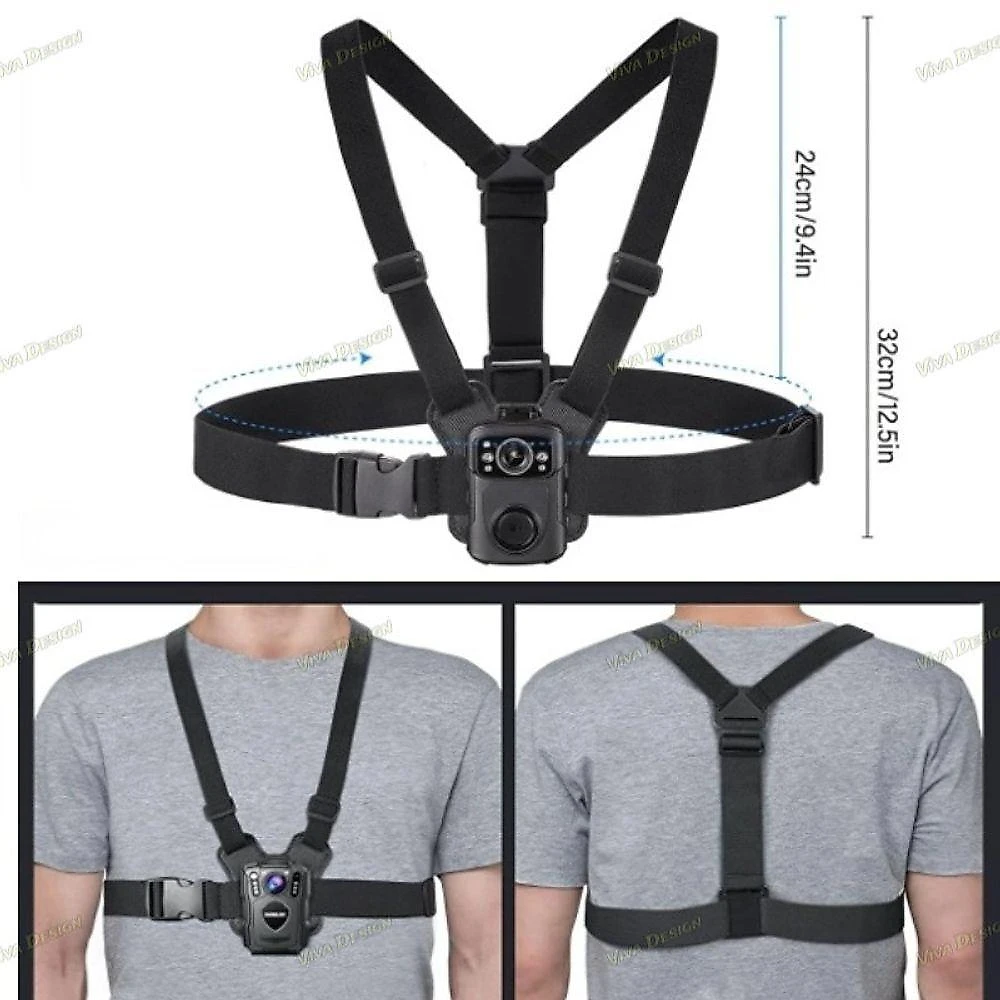 Suporte Peitoral para Celular e Gopro OEM com Cinta Ajustável e Compatibilidade Universal Android