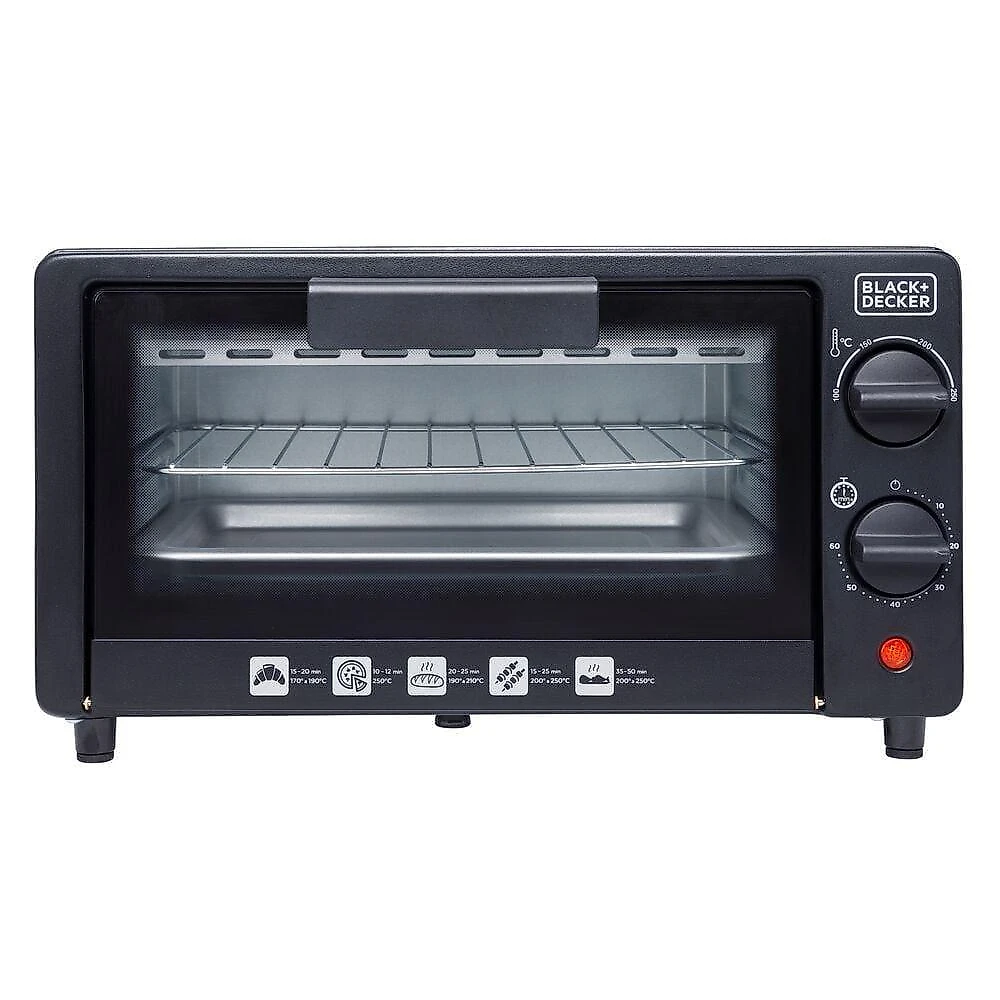 Forno elétrico black+decker ft9n 9l timer 60min vidro temperado 250°c 220