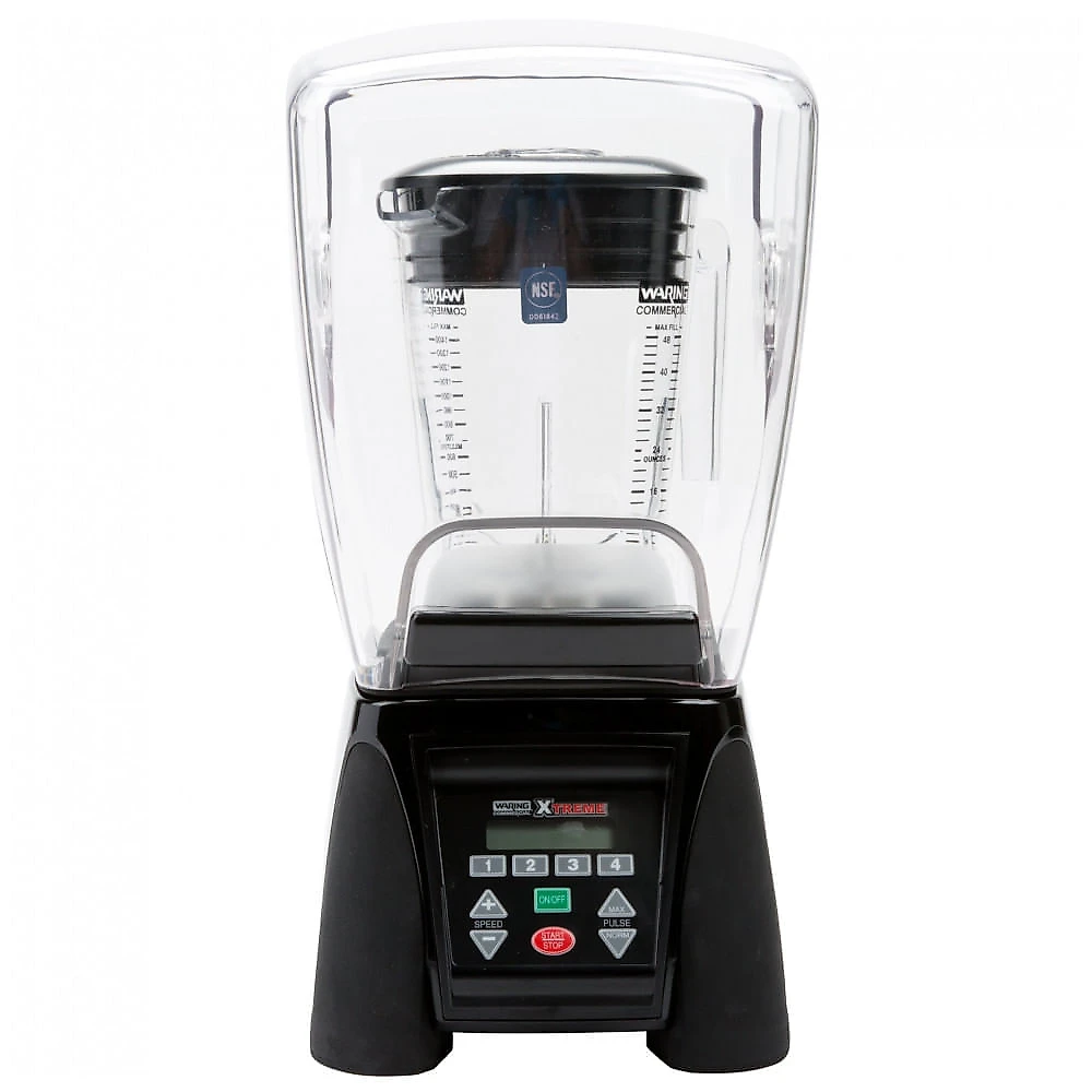 Miniatura Liquidificador Industrial Waring MX1500XTXP Xtreme 3 1/2 hp com Teclado Programável, Tela LCD, Velocidade Ajustável e Recipiente de 1