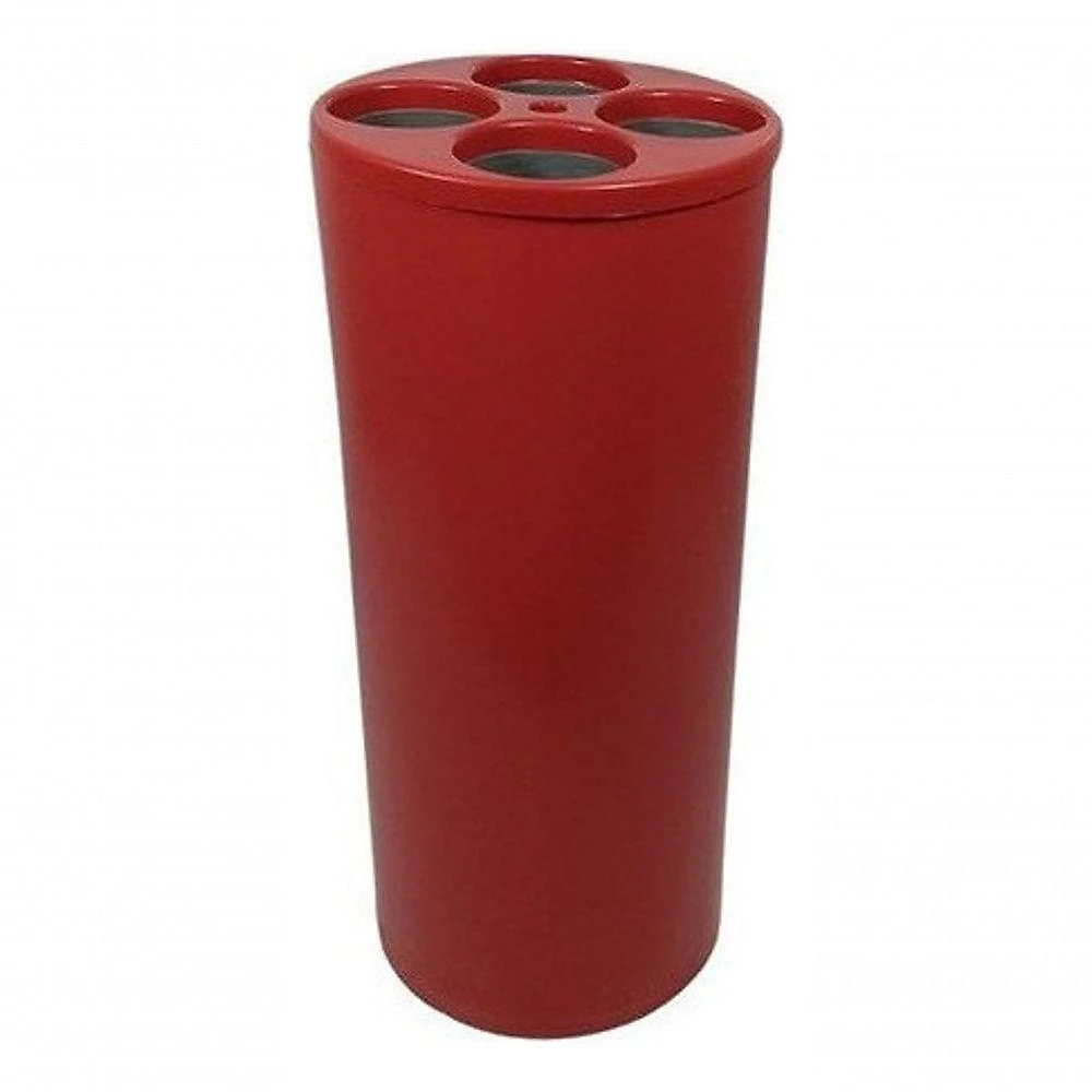 Kit 02 Lixeiras Dispensador de Copos Descartáveis com 4 Tubos para Copos de Água Café e Palheta Azul