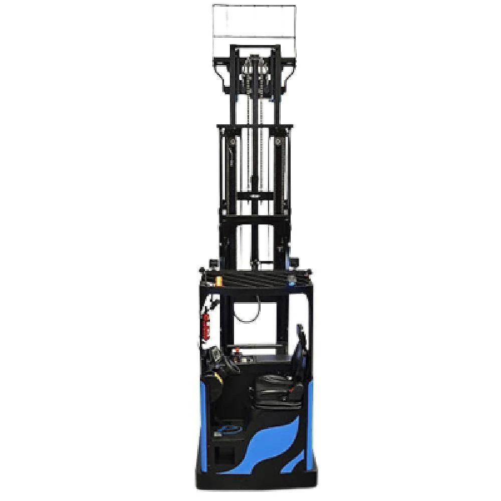 Empilhadeira Retratil PR1780 Capacidade de Carga 1700kg Elevacao Maxima 8000mm Operador Sentado