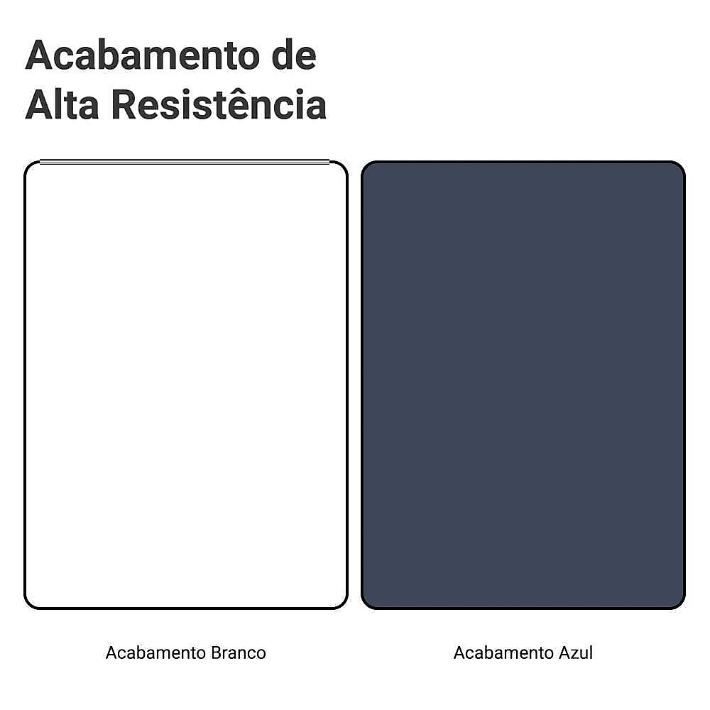 Armário Aéreo 50cm 1 Porta Branco/azul Vik Madesa Branco/azul