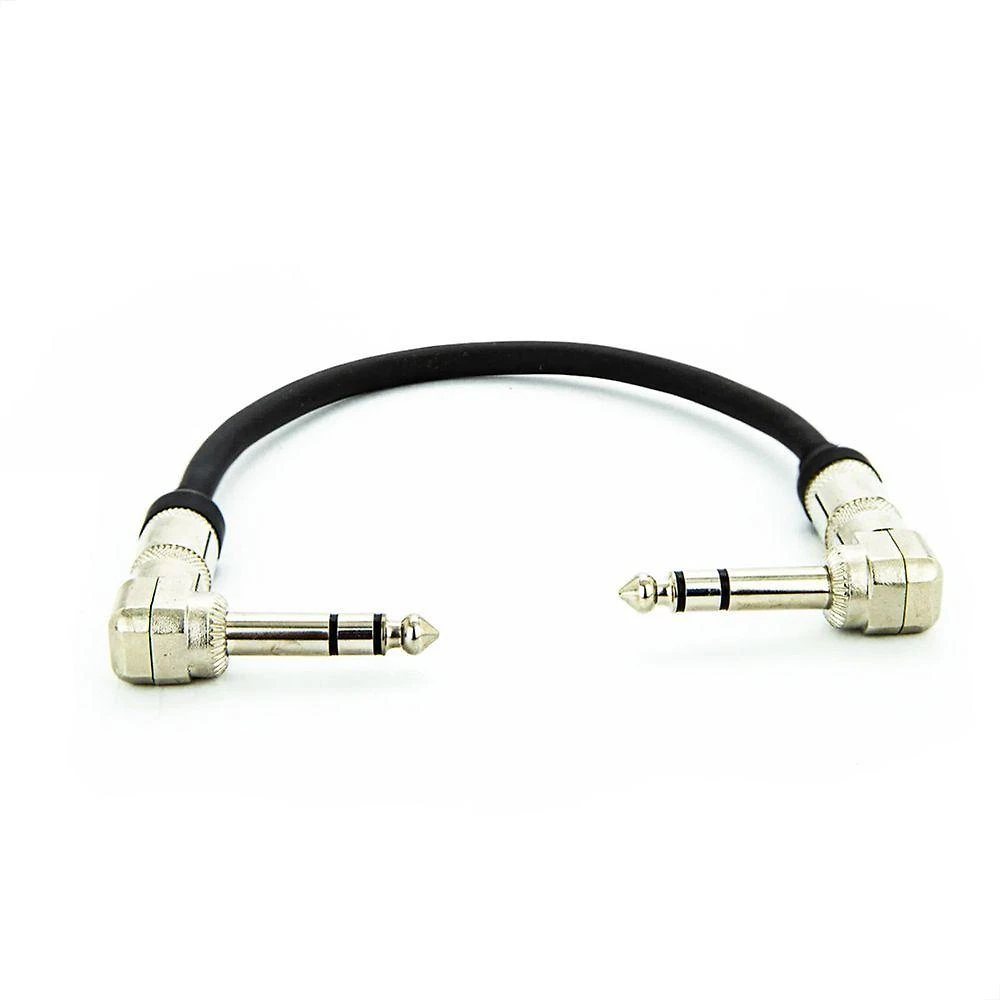 Cabo Adaptador P10 90º X P10 90º Estereo - 30 Cm