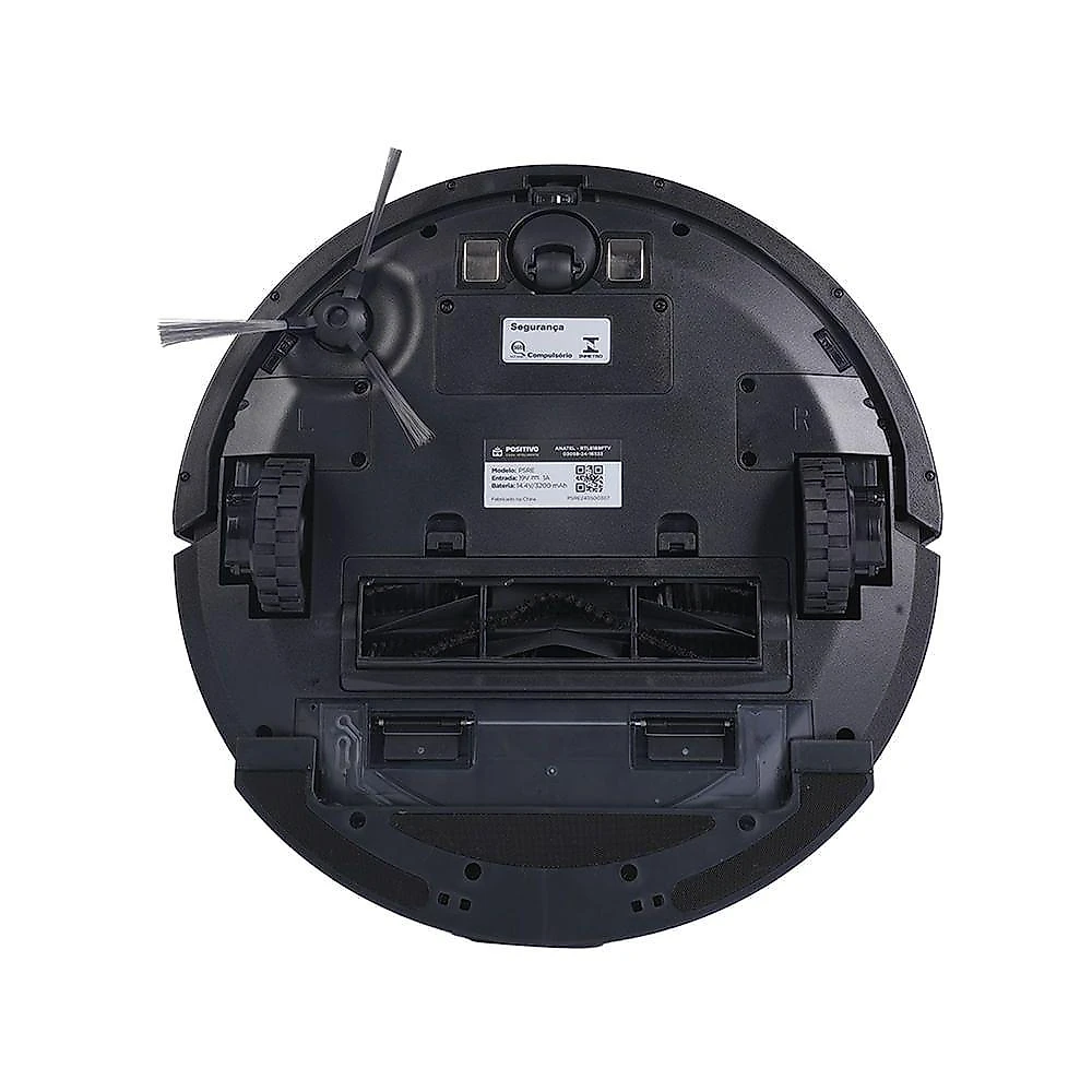 Robô Aspirador Smart Wi-Fi Autolimpante PRA2000 Positivo - Aspira, Passa Pano, Retorna à Base e Mapeamento Inteligente