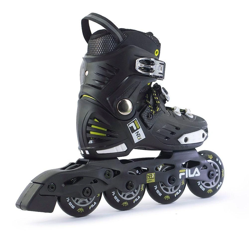 Patins Infantil Profissional Fila Nrk Junior Abec7 P 26 Ao 29 Preto