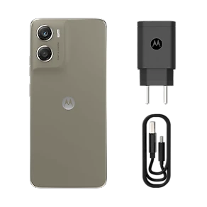 Smartphone Motorola Moto g06 4G Tela 6,9” 256GB Câmera 50MP Bege
