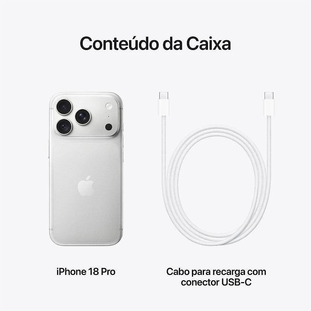 iPhone 18 Pro Apple Prateado, 256GB