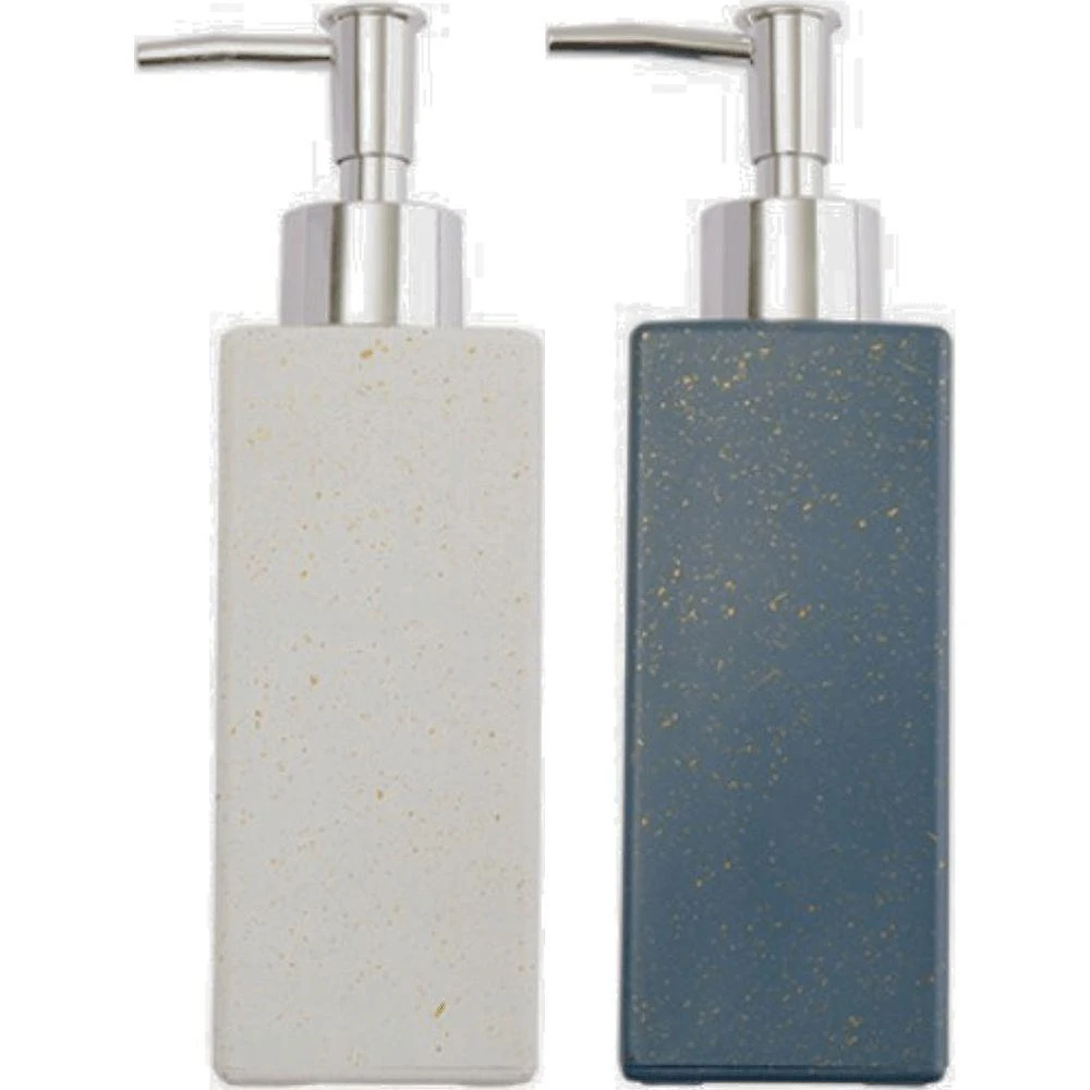 Porta Sabonete Líquido CK7497 320ML em Vidro e Plástico PP para Pia de Banheiro Clink