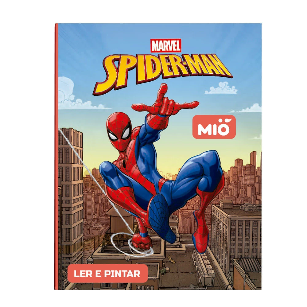 Livro de Atividades Mió Marvel Spider Man Ler e Pintar