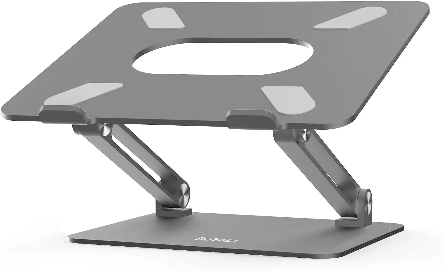 Suporte Ergonômico Laptop Boyata Ajustável Dobrável 2844Cm Prata