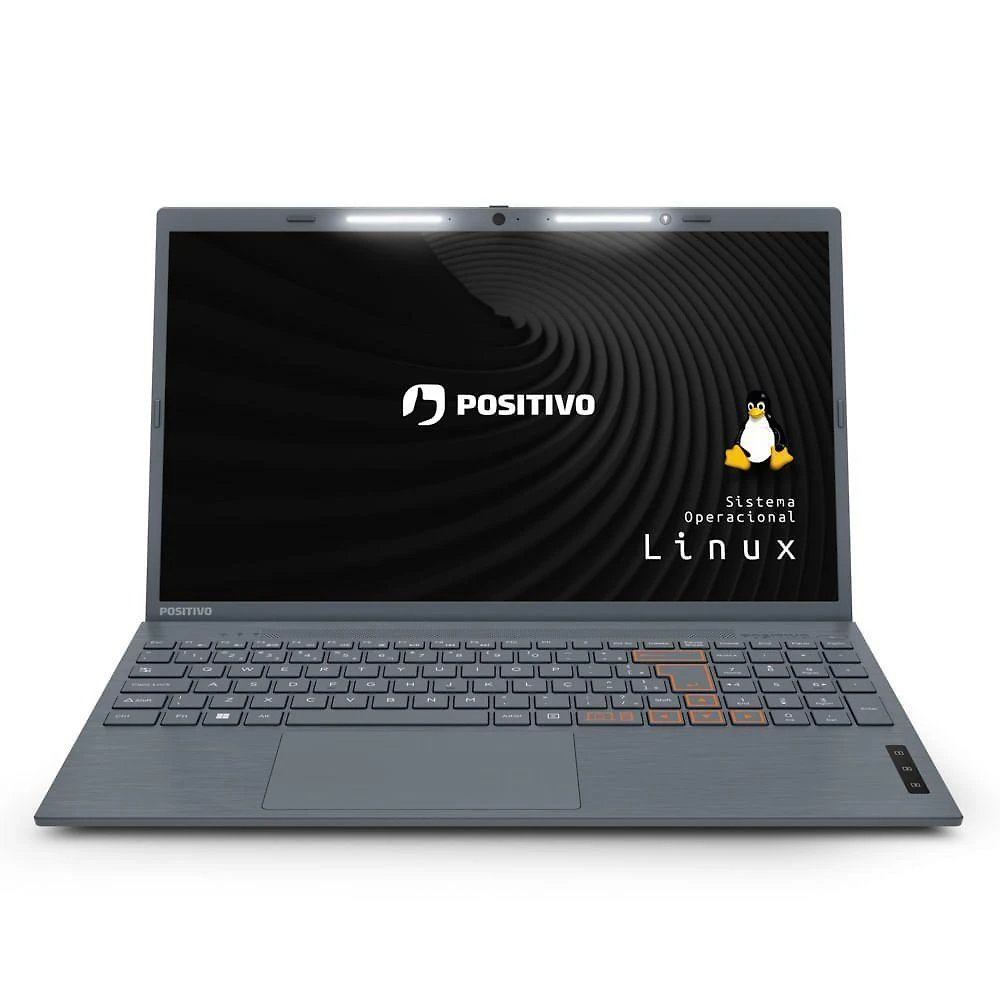 Miniatura Notebook Positivo Vision C15 Intel Celeron N4020 Linux 8GB RAM 240GB SSD Lumina Bar 15.6” HD Cinza
