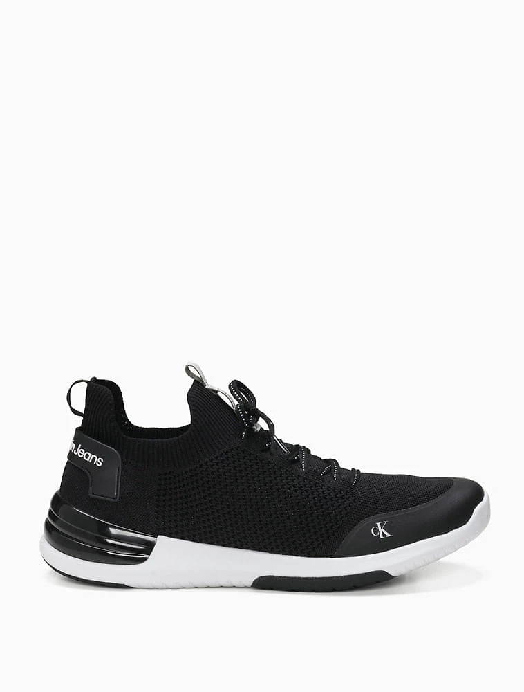 Tênis Masculino Baixo Air Knitt Calvin Klein Jeans - Preto