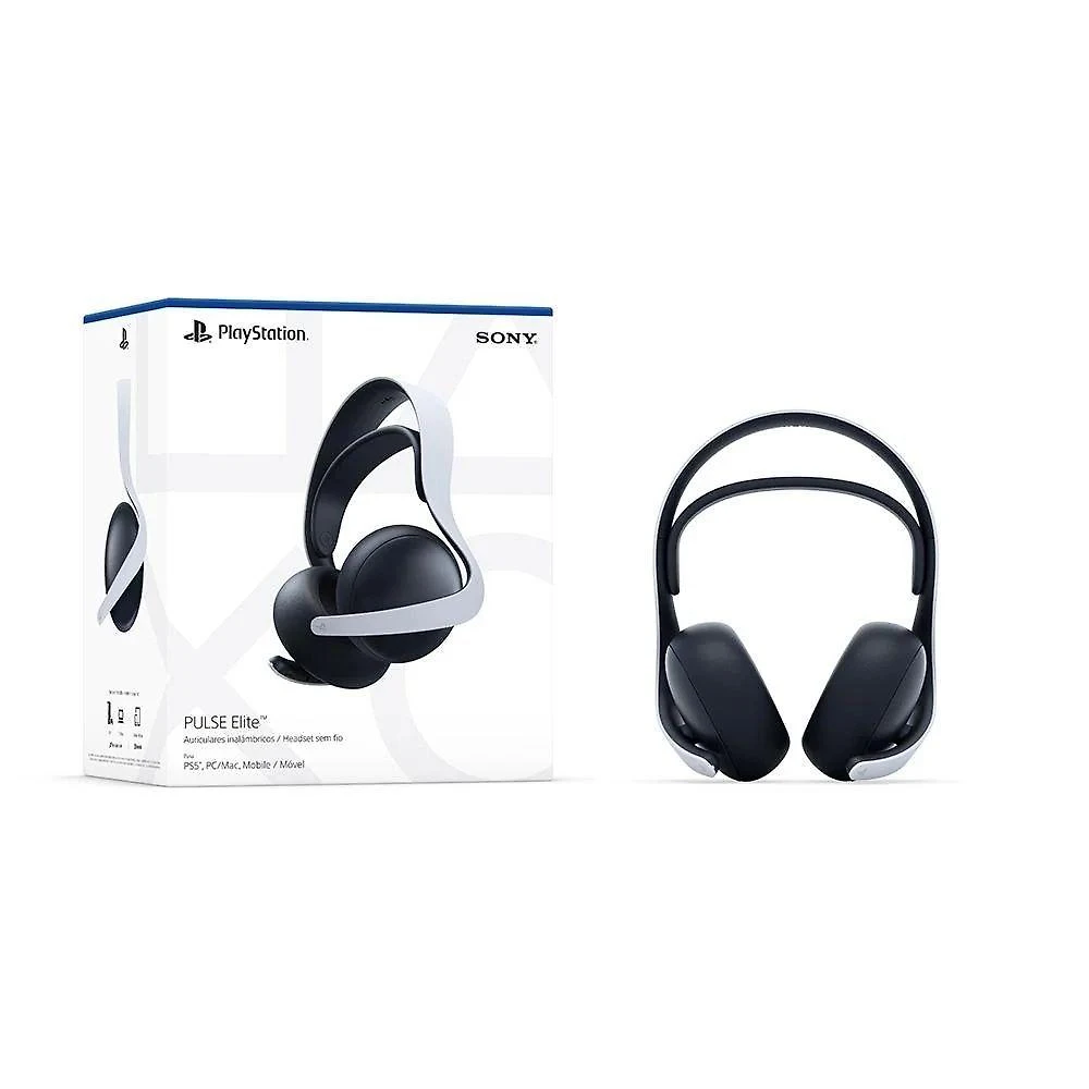 Headset sem Fio Sony PULSE Elite Drivers Planares Anti-Ruído PS5 Preto