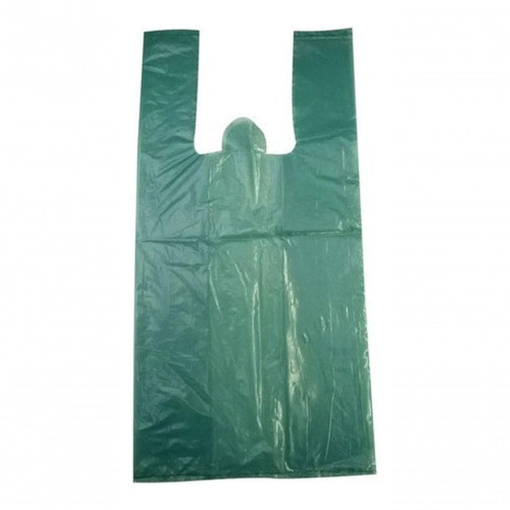 Sacola Plástica Reciclada Sacola Reciclada Azul-verde 45x60 2 kg Resistente Até 5 kg Azul-verde