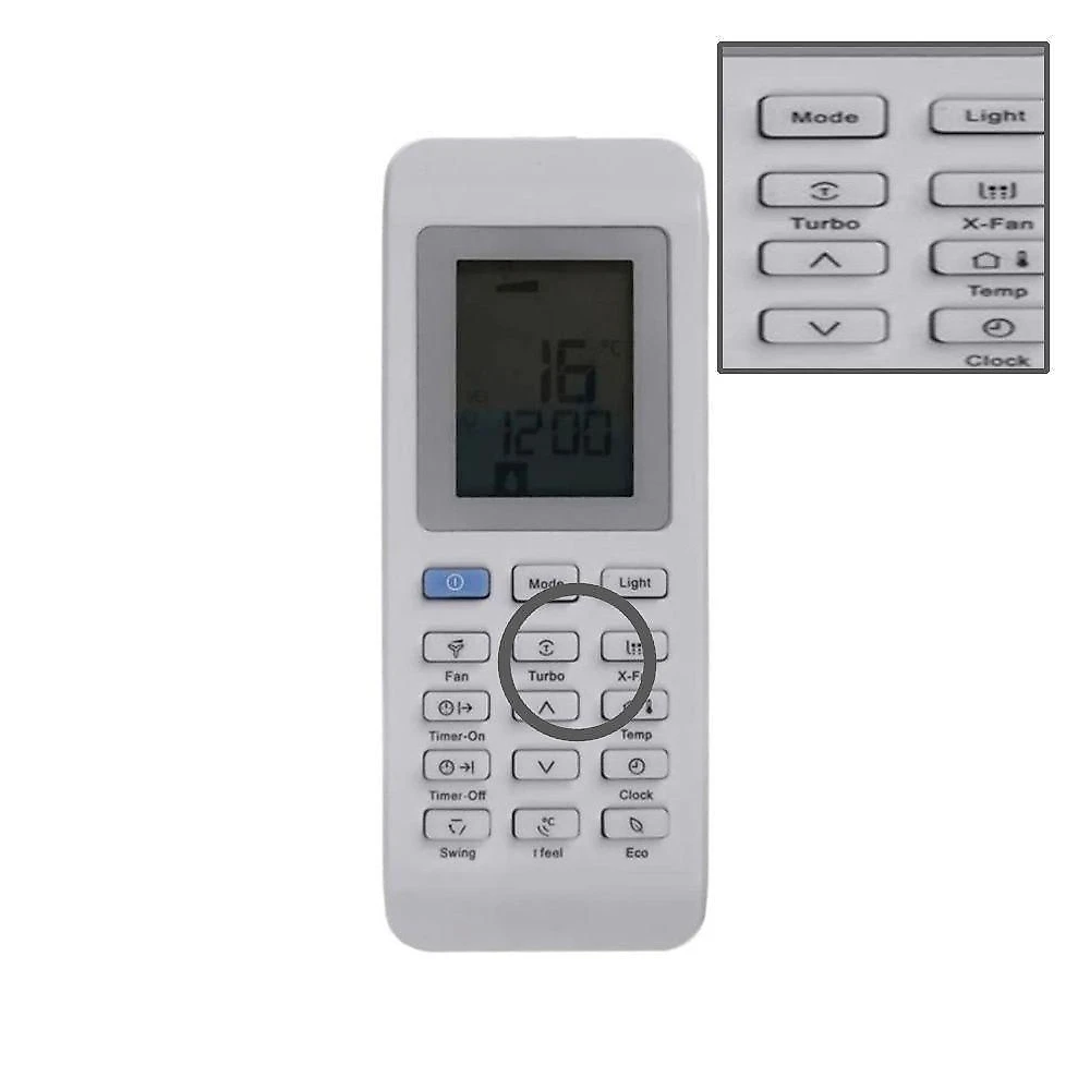 Controle Remoto para Ar Condicionado Grupo MXT C1344 Compatível com Ar-Condicionado Electrolux Split