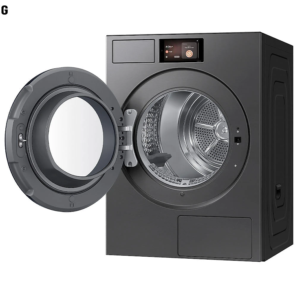Secadora de Roupas Samsung 20Kg Bespoke AI Laundry Heat Pump Preta com 06 Programas de Secagem - DV90F 220