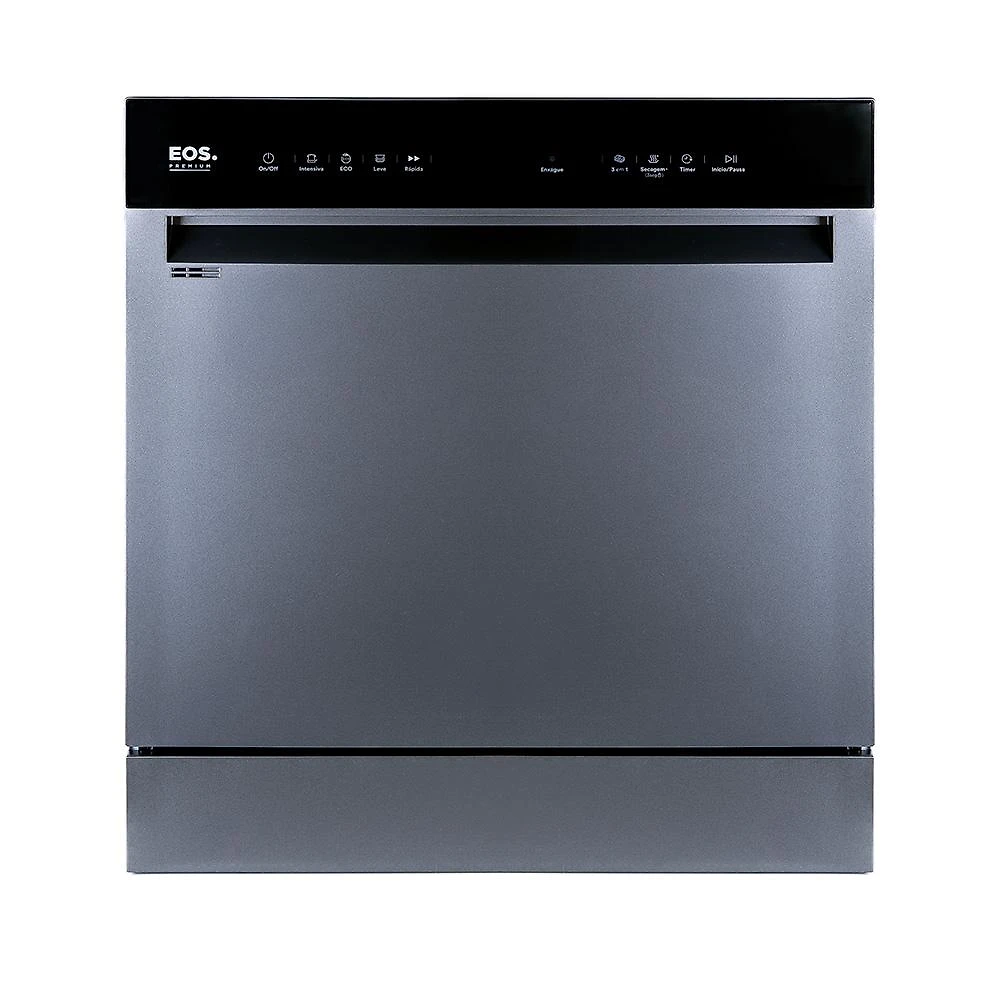 Lava-louças EOS Premium 10 Serviços Prata ELL08S 220V
