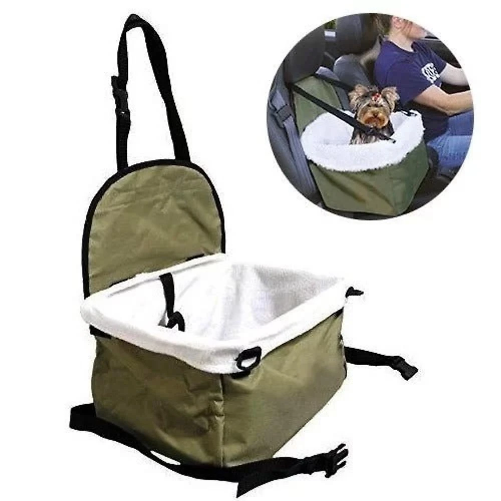 Cadeira Pet Para Carro Assento Automotivo Para Cachorro E Gato Até 12kg Com Alças Ajustáveis