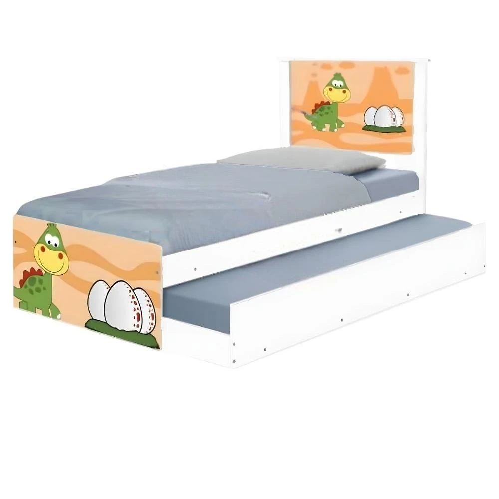 Bi Cama Juvenil Zap Com Cabeceira Dinossauro Baby