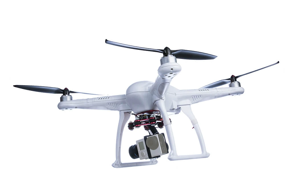 Miniatura Drone Free-X com Gimbal para GoPro Hero3 e Hero3+ e Hero4