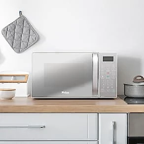 Forno de Micro-ondas Philco PMO23EB com Menu FIT 20 Litros - Branco e Prata 110V