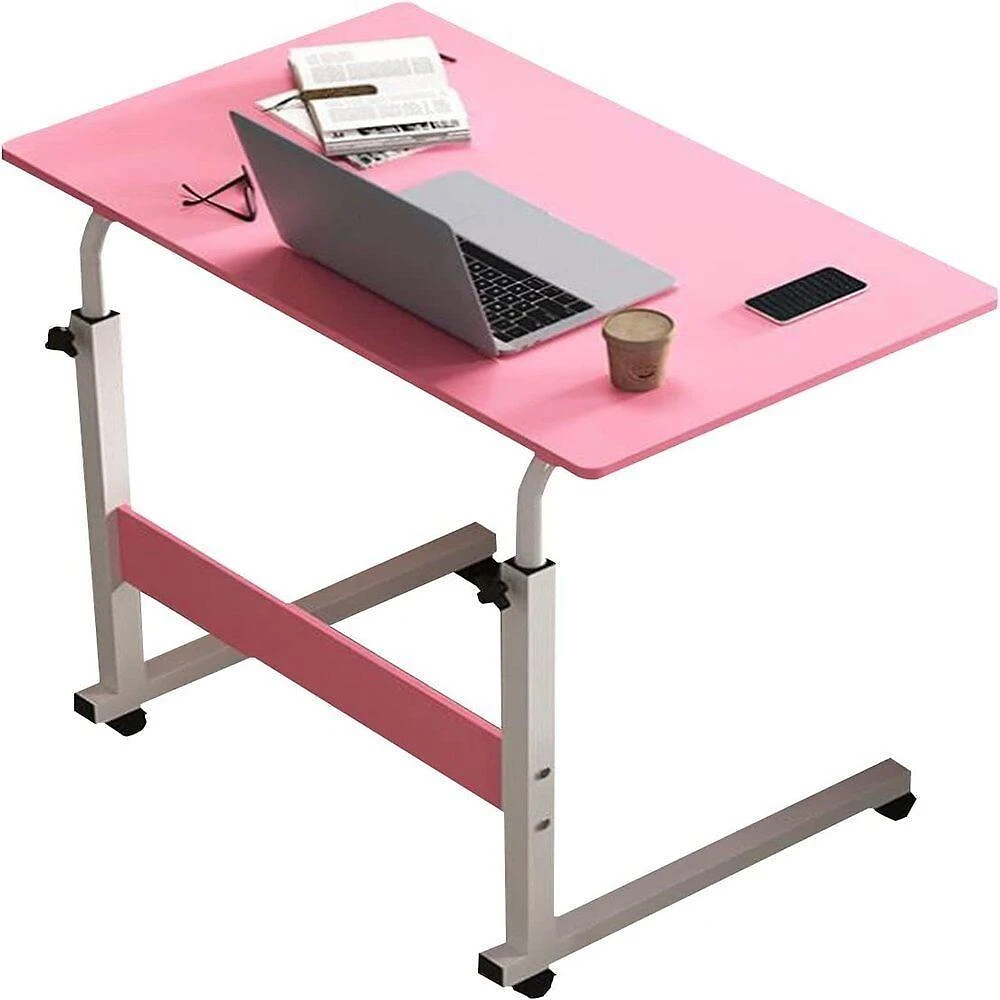 Mesa Multiuso Escrivaninha Altura Ajustavel Notebook - Rosa